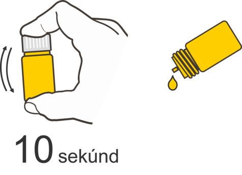 Ukážka používania detskýh kvapiek BioGaia Protectisc